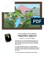 3D Picture: The Creation of The World: Vegetation Grows