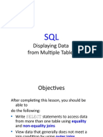 Displaying Data From Multiple Tables