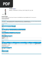 Product:: RS485, 2 PR #24 STR TC, PE Ins, OS+TC BRD, PVC JKT, CM