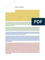 Diagrama Ácido Sulfúrico - Explicación