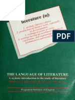 The Language of Literature - A Stylistic Introduction To The Study of Literature