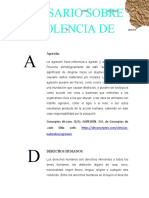 Glosario Sobre Violencia de Género