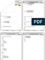 3ro SEC - HOJA DE EJERCICIOS ALGEBRA EXPONENTES II 17-03-2021