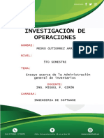 Ensayo Administracion de Inventarios