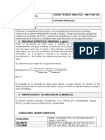 Instructivo de Metodología Analitica Albendazol 25% Co.