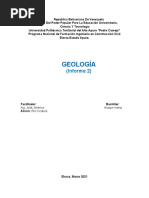 Informe 2 GEOLOGIA