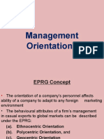 Management Orientations