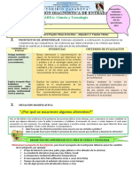 EVALUACION DIAGNOSTICA C y T 1°lista