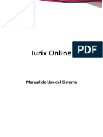 Manual de Usuario IURIX Online