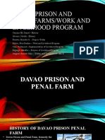 Davao Prison and Penal Farm - Work and Livelihood Program