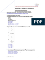 CHE1031 HW Set 3: Composition of Substances & Solutions - KEY