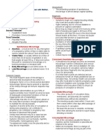 Bleeding Disorders During Pregnancy 1.threatened Miscarriage