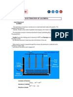 Electrolysis of Alumina-Refining of Aluminium-Hoop's Method