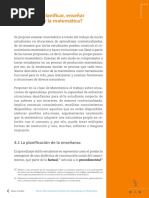 Cómo Planificar, Enseñar y Evaluar en Matemática