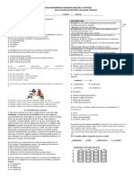 Evaluacion de Español 2 Periodo