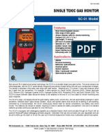 Single Toxic Gas Monitor: Sc-01 Model