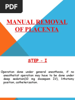 Manual Removal of Placenta