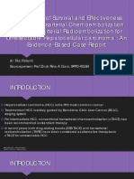 Fita Fitrianti - EBCR Presentation - Comparison of Effectiveness and Survival Between TACE Versus TARE For Unresectable HCC