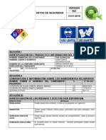 Msds Foxclean d65 Sanitizante-2 PDF