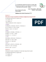 Solution de La Serie D'exercice N°2