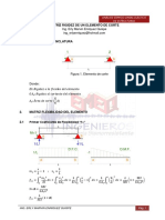 Matriz Rigidez de Un Elemento de Corte