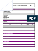 21 Formato de Revisión Por La Dirección