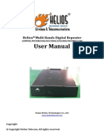 User Manual For Multi Bands Repeater