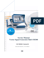 Service Manual Vector Signal Generator R&S SM300: 1147.1652.00 - Version 04