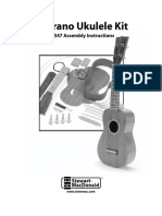 Soprano Ukulele Kit: #5347 Assembly Instructions