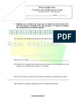 5 - Organização e Tratamento de Dados - Teste Diagnóstico