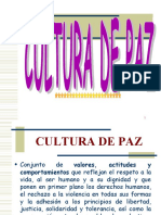 Cultura de Paz - Diapositivas