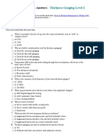 Questions & Answers - Thickness Gauging Level 2