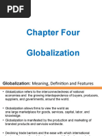 Chapter Four Globalization