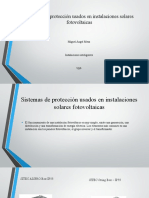 Sistemas de Protección Usados en Instalaciones Solares Fotovoltaicas.....