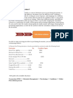 MM Pricing Procedure