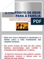 O Propósito de Deus para A Família