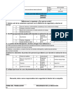 Evaluación de La Inducción