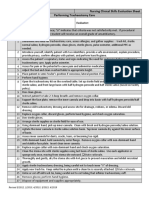 CSCC - SRSN Nursing Clinical Skills Evaluation Sheet Performing Tracheostomy Care