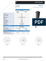 X-Pol - Panel - 80° - 9.0 DBD: Electrical Characteristics