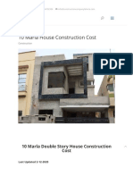 10 Marla House Construction Cost - AL Naafay Construction Company