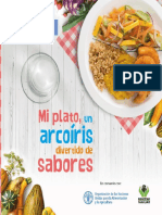 Cartilla Mi Plato Un Arcoiris Divertido de Sabores