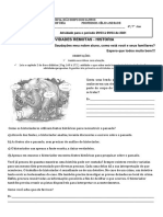 Atividade 6-7 Ano - História 5 e 6 Semana