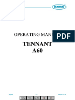 Operating Manual: Tennant A60