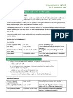 Modal and Semimodal Verbs