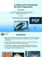 Use of CuSO4 and PAA in Aquaculture - OAC