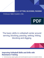 Volleyball Skills - Hitting, Blocking, Passing