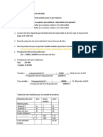 Ejercicio de Aplicacion de Costo Estandar