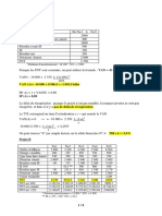 Corrigé TD Gestion Financière 