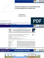 LNG Vaporizers Using Various Refrigerants As Intermediate Fluid