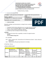 Caracteristicas de La Evaluacion